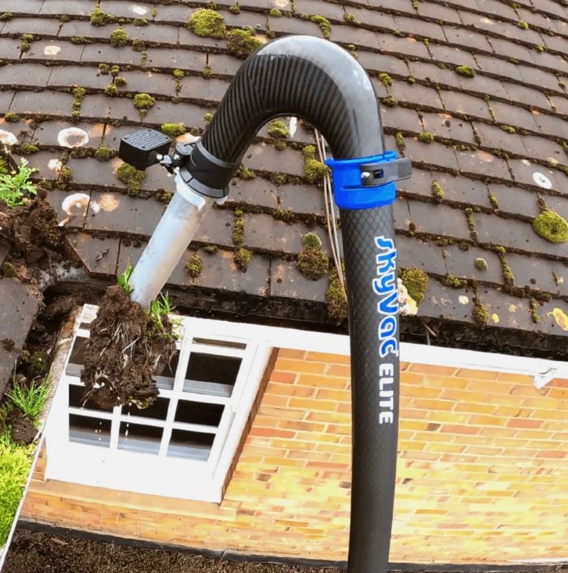 Gutter Cleaning sky vac